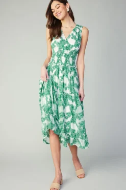 Current Air Abstract Motif Maxi Dress DEEPMINT Outlet