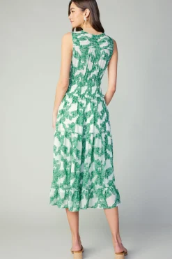 Current Air Abstract Motif Maxi Dress DEEPMINT Outlet