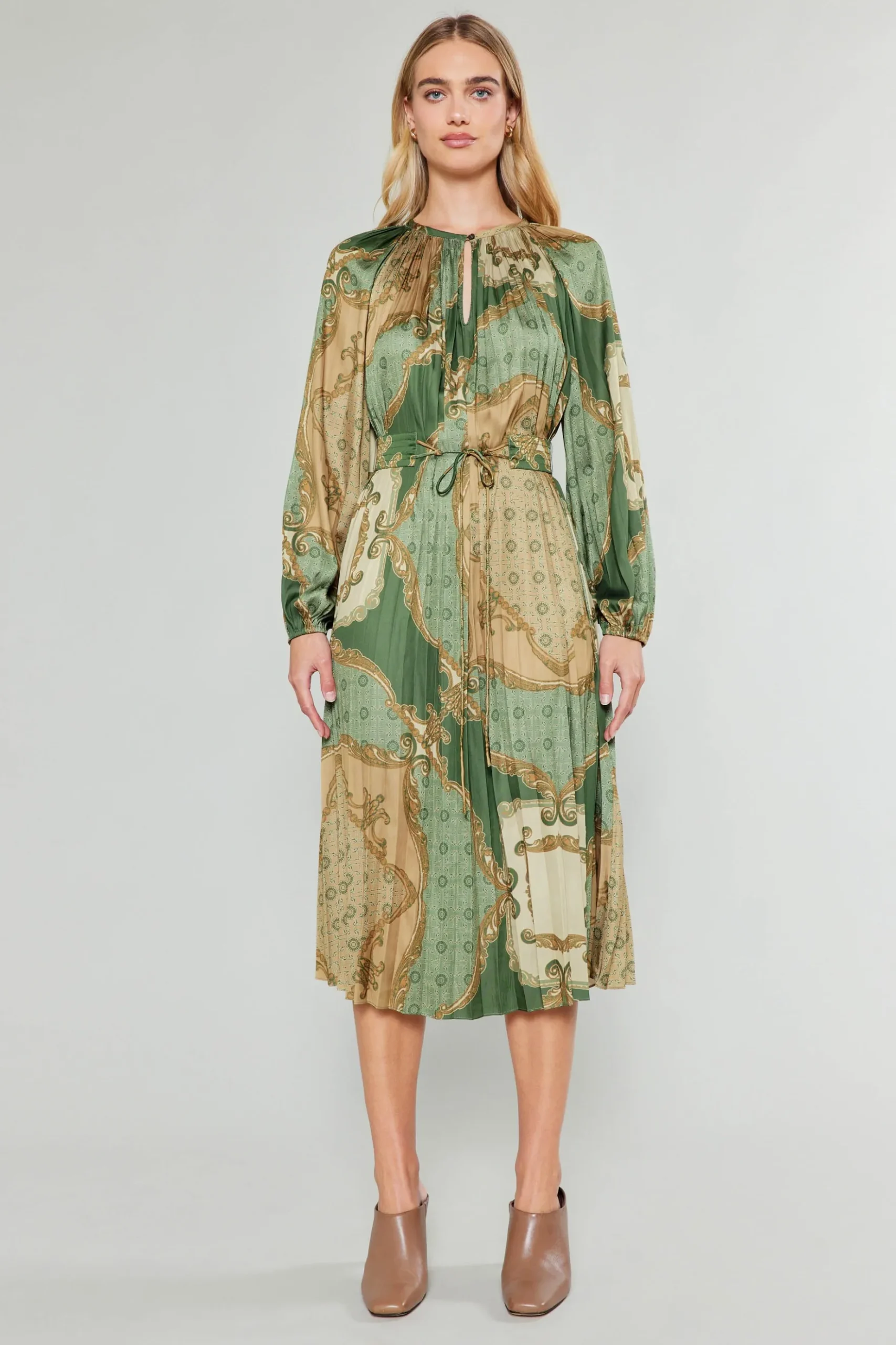 Current Air Adelaide Midi Dress OLIVEMLT New