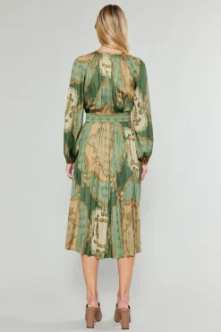 Current Air Adelaide Midi Dress OLIVEMLT New