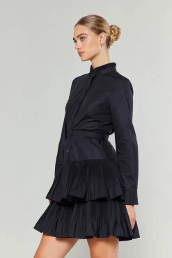 Current Air Anberlin Mini Dress BLACK Fashion