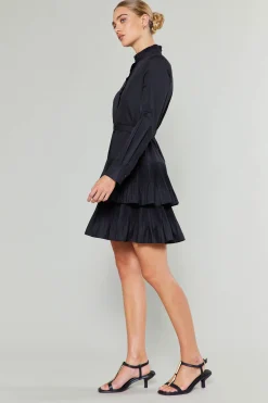 Current Air Anberlin Mini Dress BLACK Fashion