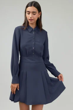 Current Air Arielle Mini Dress NAVY Discount