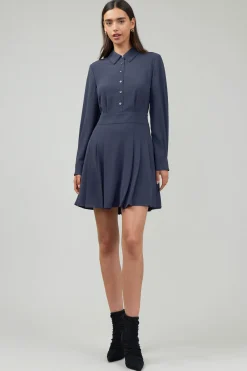 Current Air Arielle Mini Dress NAVY Discount