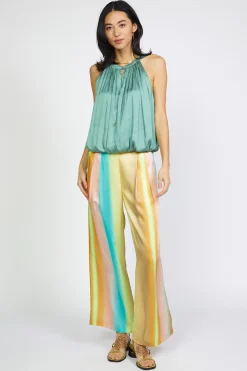 Current Air Bubble Hem Blouse SAGEGREEN Fashion