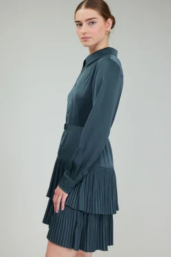 Current Air Carrera Mini Dress FORESTGREEN Outlet