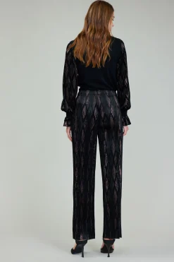 Current Air Elastic Waist Long Pants BLACKBRONZEMULTI Clearance