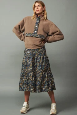Current Air Floral Midi Skirt MULTI Outlet