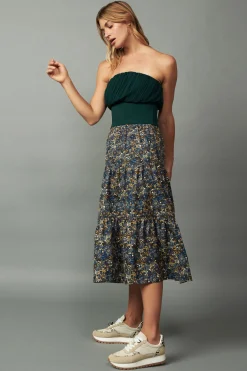 Current Air Floral Midi Skirt MULTI Outlet