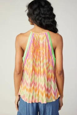 Current Air Gradient Chevron Tank ORANGEMLT Outlet