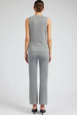 Current Air Knit Vest HEATHERGREY Online
