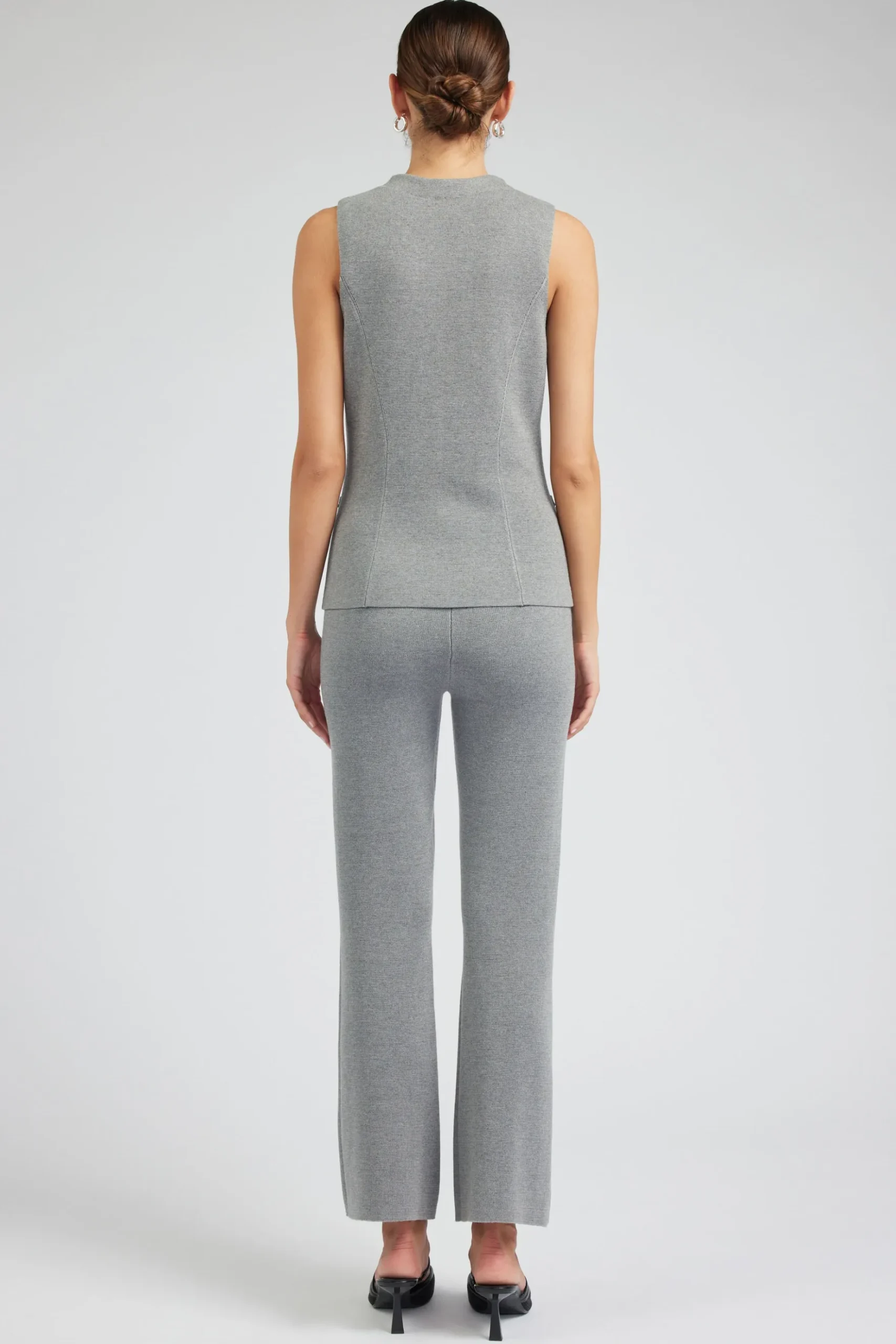 Current Air Knit Vest HEATHERGREY Online