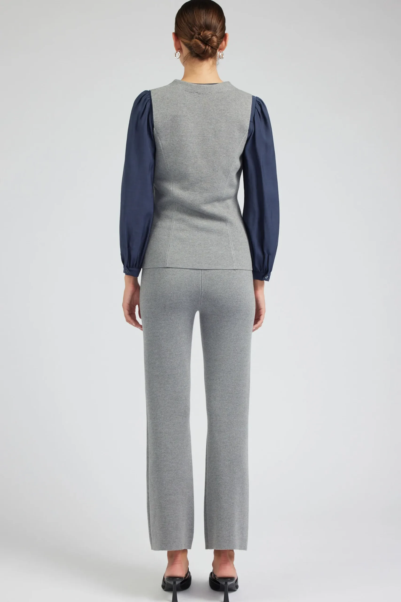 Current Air Knit Vest HEATHERGREY Online