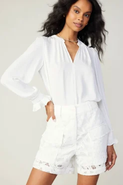 Current Air Lace Shorts WHITE Clearance