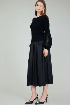 Current Air Nava Sweater Dress Set BLACK Sale