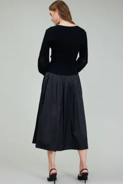 Current Air Nava Sweater Dress Set BLACK Sale