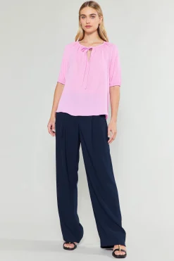 Current Air Neck Tie Detailed Blouse ORCHID New