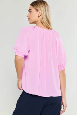 Current Air Neck Tie Detailed Blouse ORCHID New
