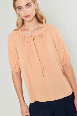 Current Air Neck Tie Detailed Blouse BUTTERUM Sale