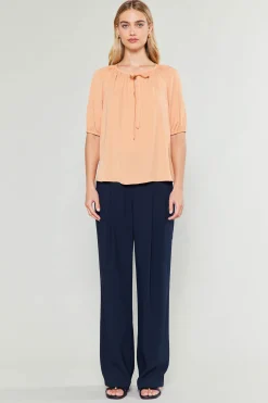 Current Air Neck Tie Detailed Blouse BUTTERUM Sale