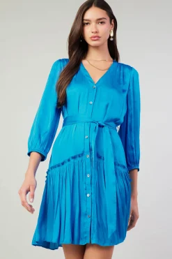 Current Air Nova Mini Dress BLUE New