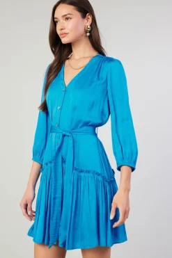 Current Air Nova Mini Dress BLUE New