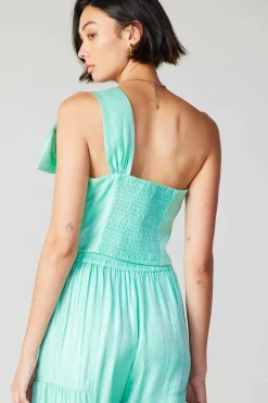 Current Air Pastel Bowtie Top MINT Fashion