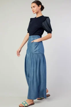 Current Air Patch Pocket Pant CHAMBRAY Clearance
