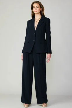 Current Air Pintucked Trousers NAVY Hot