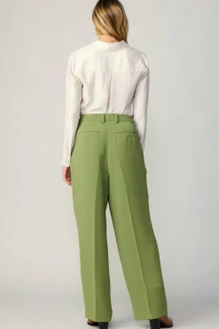 Current Air Pintucked Trousers OLIVE New