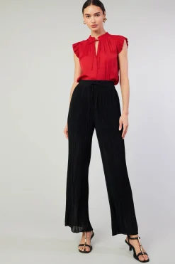 Current Air Pleated Pullover Pants BLACK Best