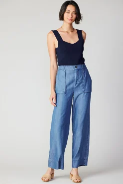 Current Air Pocket Cargo Pants CHAMBRAY Clearance