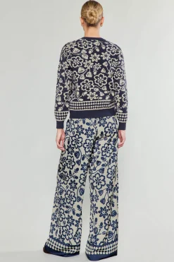 Current Air Pullover Floral Sweater BLUEMLT Online