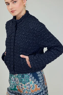 Current Air Quilted Puff Jacket NAVY Sale