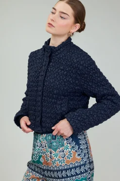 Current Air Quilted Puff Jacket NAVY Sale