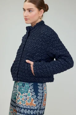 Current Air Quilted Puff Jacket NAVY Sale