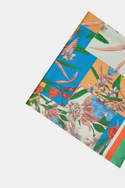 Current Air Recycled Signature Print Scarf FLORALCOLORBLOCK Best