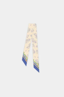 Current Air Recycled Signature Print Twilly Scarf TUSCANBLUECITRUS Outlet