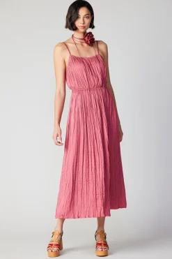 Current Air Rose Applique Cami Dress ROUGEBLUSH Outlet