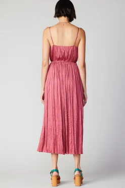 Current Air Rose Applique Cami Dress ROUGEBLUSH Outlet