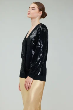 Current Air Sequin Jacket BLACK Fashion