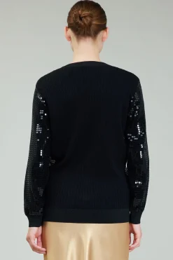 Current Air Sequin Jacket BLACK Fashion