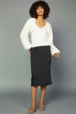 Current Air Sweater Shrug Cami Set CREAM Clearance