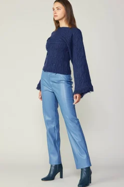 Current Air Sweater Shrug Top Set MIDNIGHTBLUE Sale