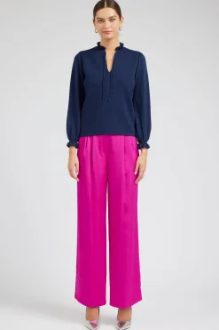 Current Air Sweater Style Blouse NAVY Online