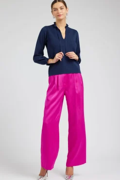 Current Air Sweater Style Blouse NAVY Online