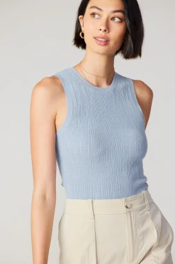 Current Air Two Piece Cardigan Set POWDERBLUE Sale