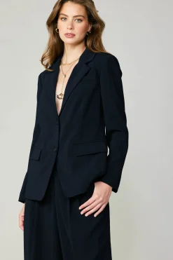 Current Air Welt Pocket Blazer NAVY Sale